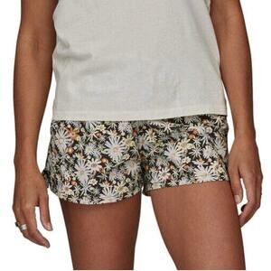 Patagonia Women's Barely Baggies 2.5 Shorts Primavera Ink Black M Hiking Running